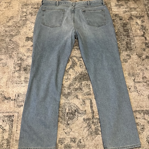 Old Navy slim built in flex lined jeans Sz 38x32 - Picture 2 of 3